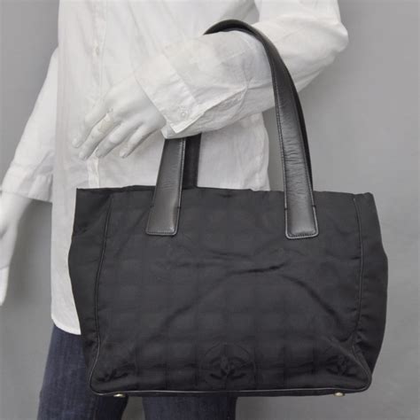 chanel nylon travel tote|chanel large tote bag price.